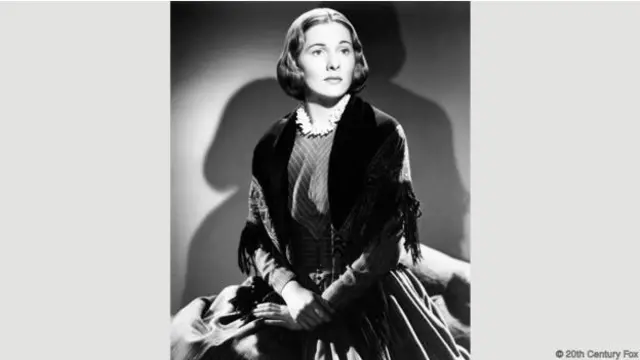 Aktris Joan Fontaine saat memerankan Jane Eyre dalam adaptasi film keluaran 1943.