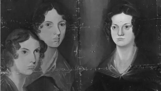 Lukisan tiga bersaudari Brontë, Anne, Emily, dan Charlotte, dilukis oleh saudara laki-laki mereka, Branwell.