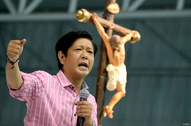 Ferdinand Marcos Jr. se perfila como vicepresidente.