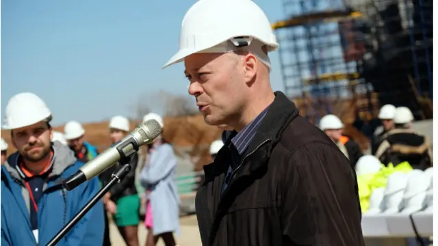 Глава комитета ФИФА Крис Унгерн в Самаре