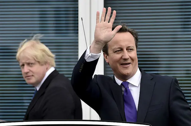 Борис Джонсон и Дэвид Кэмерон