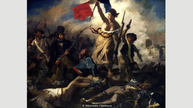 Eugène Delacroix’nın Fransa'daki 1830 Temmuz Devrimi'ni anlatan Halka Yol Gösteren Özgürlük tablosu