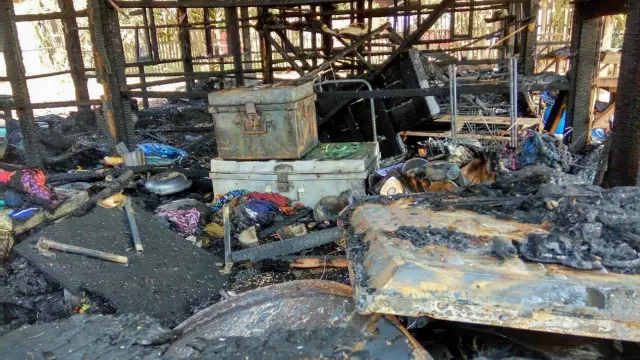 ဖားကန့်မြို့နဲ့ အနီးတဝိုက်မှာ ဗုံးတွေ ပေါက်ကွဲခဲ့တာကြောင့် ဒေသခံတွေ ကြောက်ရွံ့ထိတ်လန့်