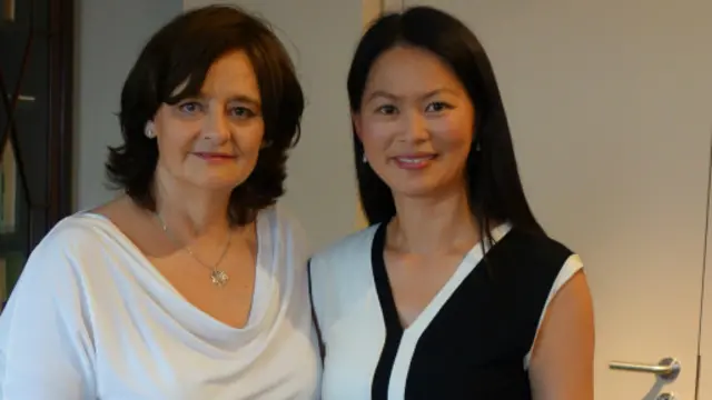 切丽给我的印象是很健谈，且快人快语。