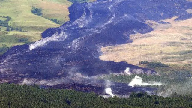 Os supervulcões emitem uma grande quantidade de material fragmentado