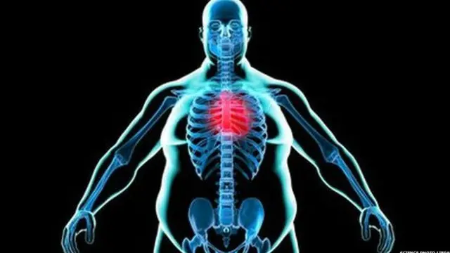 يمكن حساب كتلة الجسم (BMI) بقسمة وزن الجسم (غرام) على تربيع الطول (م)