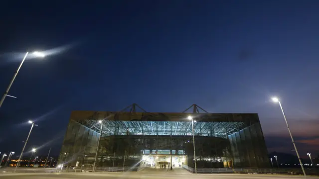 里约奥运的奥林匹克游泳馆