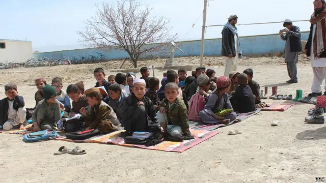 در ولایت پکتیکا بیشتر مکاتب ساختمان ندارند