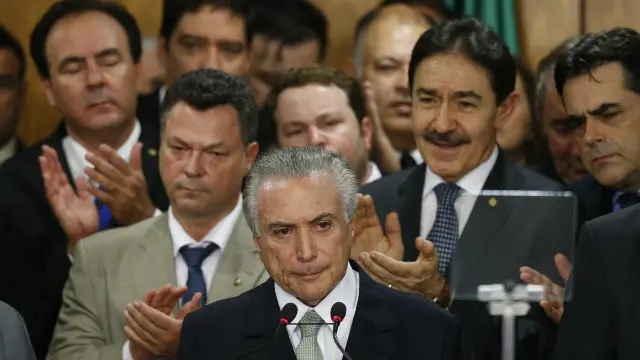 Temer y sus ministros