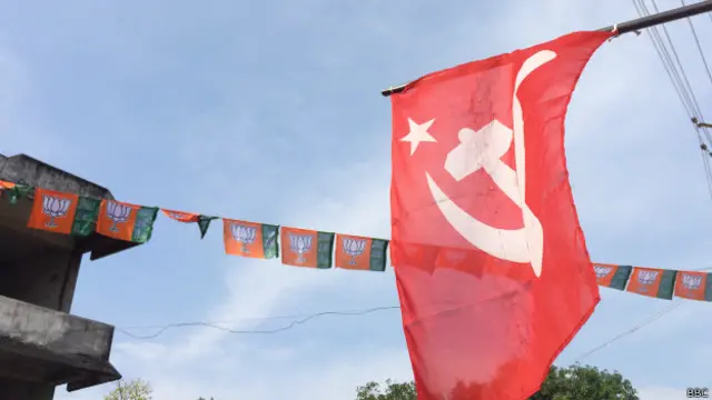 केरल में चुनाव प्रचार.