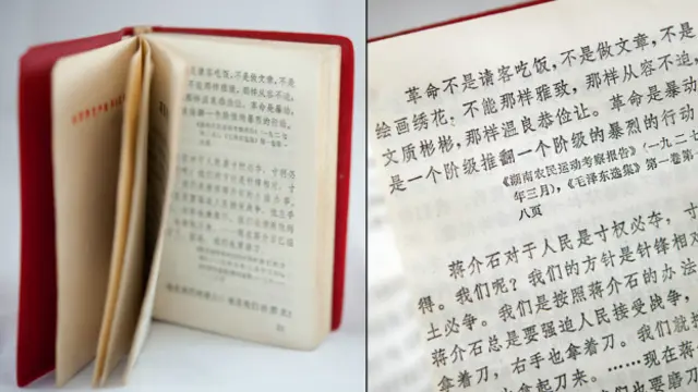 无论去食堂打饭还是恋爱第一句话都要引用毛选。