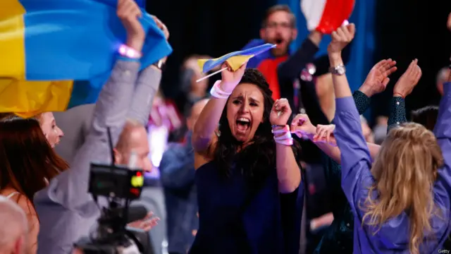 Українська співачка Джамала виграла конкурс Євробачення-2016, що проходив у Стокгольмі, із піснею "1944".