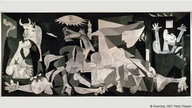 Lukisan Guernica karya Pablo Picasso dianggap terlalu mengerikan untuk jadi latar sebuah upaya lobi Amerika Serikat di PBB atas perang Irak.