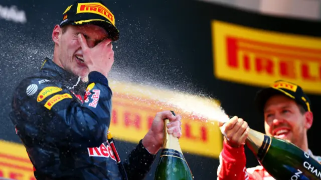 Verstappen y Vettel