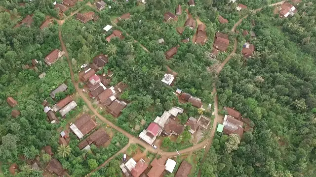 Pemandangan Desa Medira, Kecamatan Wonosalam, Jombang.
