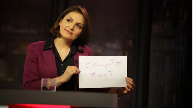 با تکمیل استودیوی موقت، سرانجام در ۲۶ ژانویه ۲۰۱۶ #فرناز_قاضی زاده آخرین بولتن خبری را از استودیوی قدیم اجرا کرد.