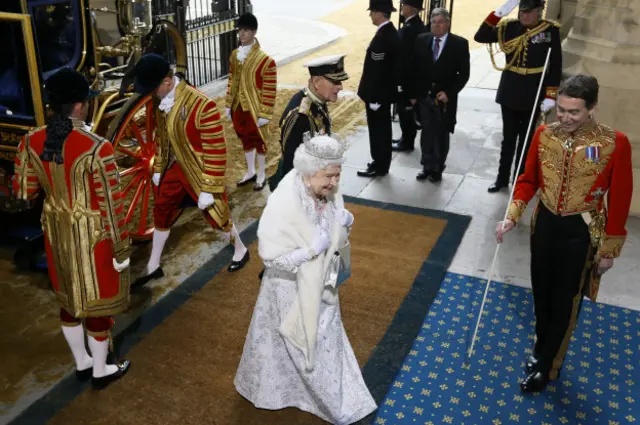 Вход королевы в парламент