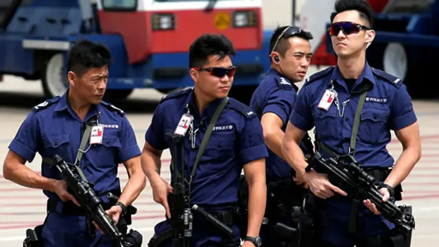 چینی رہنما کے دورے سے قبل چھ ہزار سے زیادہ پولیس اہلکار تعینات کیے گئے ہیں