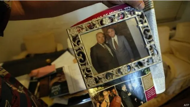 يقول نزار تامر (صورته الى اليسار) إن ابن عمه ميشال اصبح مفخرة القرية