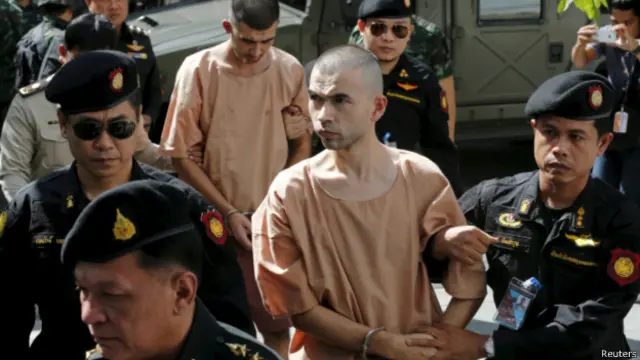 泰國爆炸事件的兩名嫌疑人卡拉達格和米爾艾力都是維吾爾族人，並都否認指稱。