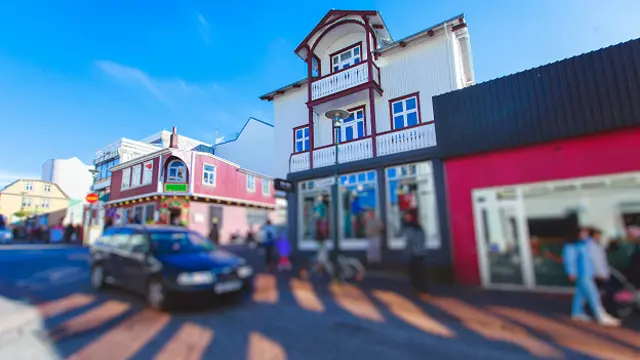 На улице Рейкъявика