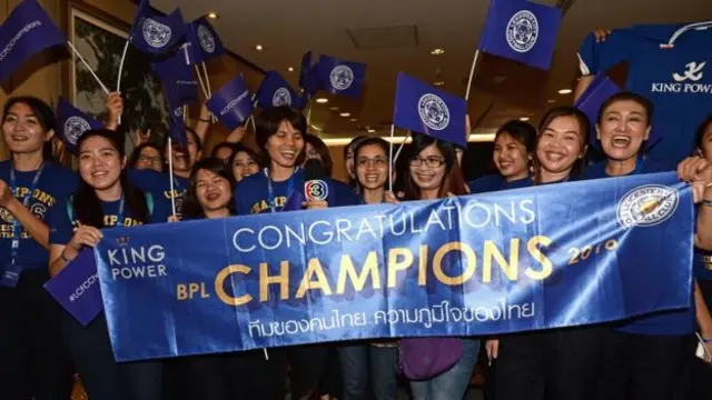 Trước chiến thắng 'cổ tích' ở mùa giải này, Leicester City chỉ có một số ít người hâm mộ ở Thái Lan