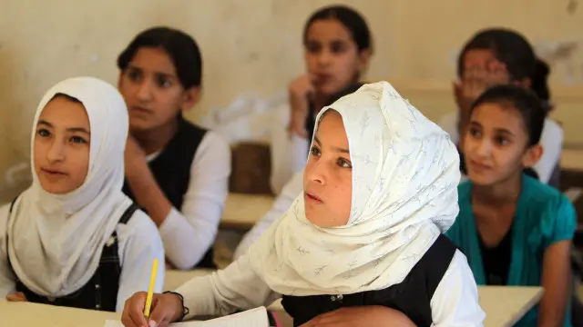 Una escuela en Irak