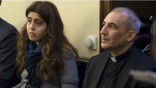 Francesca Chaouqui y Lucio Vallejo