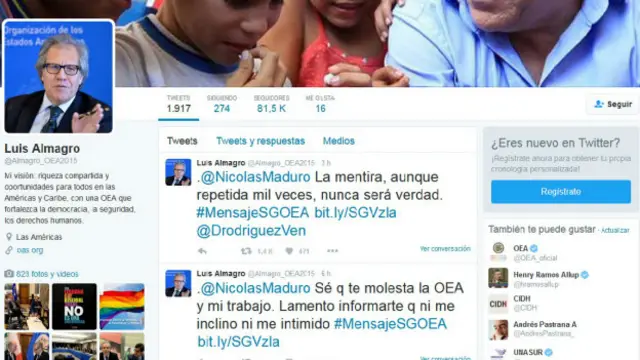 Cuenta de Twitter de Luis Almagro
