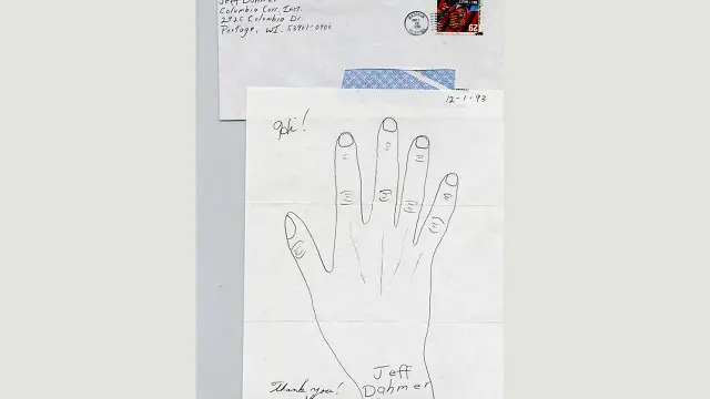 Рука Джефрі Дамера 