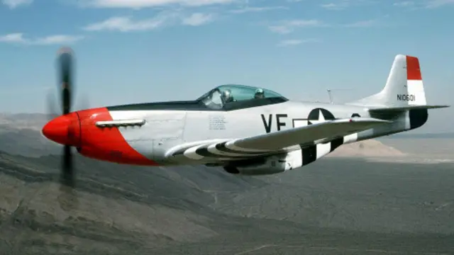 美制 P-51 野马式战斗机也被用于高速飞行,为实现超音速飞行铺平道路(图片来源:Getty Images)