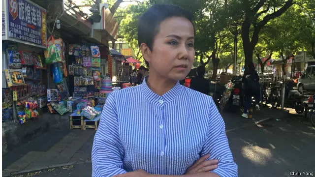 陈阳不仅自己是一名身经百战的女保镖，她还借助这一趋势，在北京郊区设立了自己的安保培训公司。