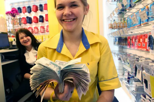 Дневная выручка "Евросети" в Калининграде