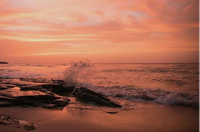 Закат над океаном