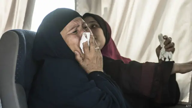 Родственники пропавшего самолета EgyptAir