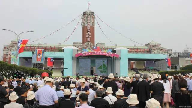 台湾新任总统蔡英文周五（5月20日）正式就职。