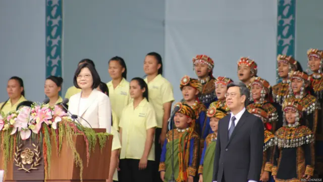 台灣新任總統蔡英文周五(5月20日)正式就職。