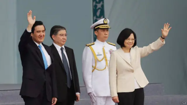 蔡英文与马英九