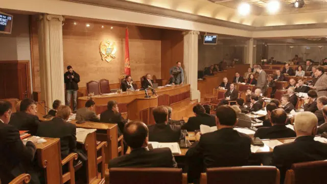 Karadağ parlamentosu.