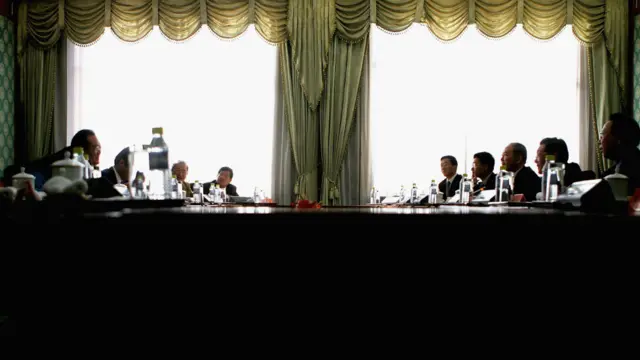 大陆国台办官员在2006年与台湾国民党官员会面（资料图片）