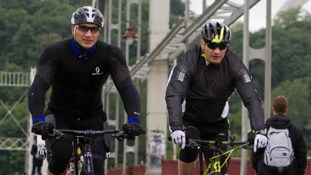 У Віталія Кличка - сім велосипедів