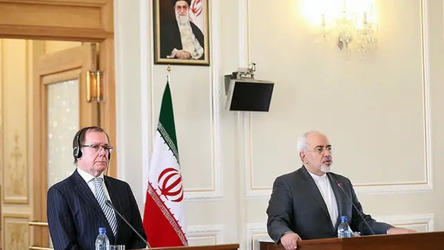 آقای ظریف میزبانی همتای نیوزلندی خود بود