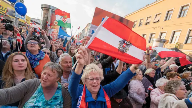 Сторонники "Австрийской партии свободы"