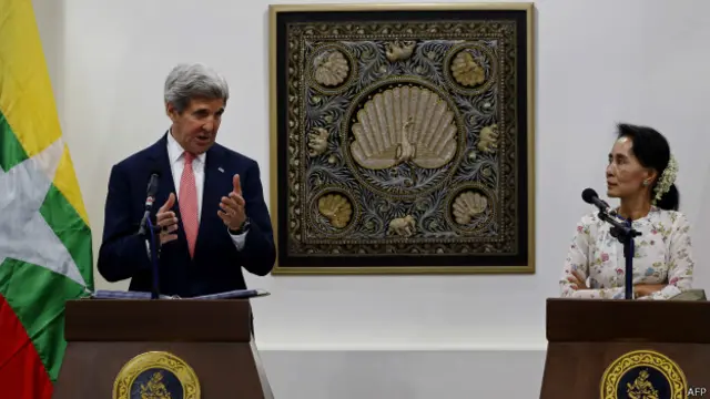 克里与昂山素季