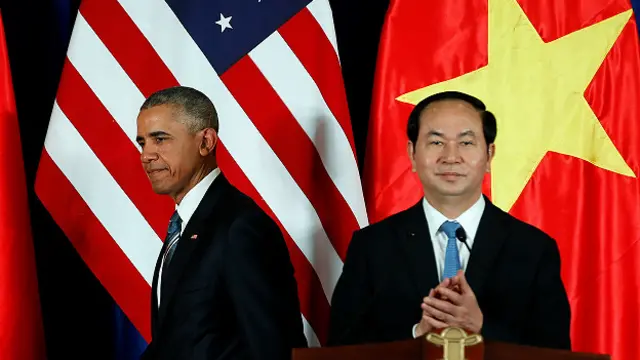 Президенты США и Вьетнама