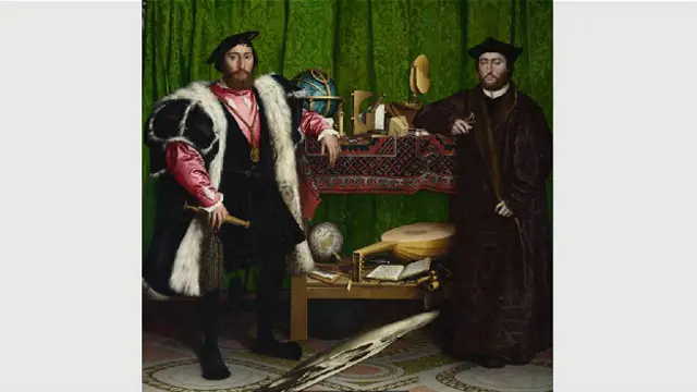 Полотно "Послы" (1533 г.) авторства Ганса Гольбейна Младшего содержит зловещий сюрприз, притаившийся в тени