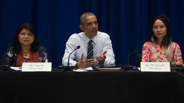 Tổng thống Obama có cuộc tiếp xúc với một số cá nhân, tổ chức xã hội dân sự ở Việt Nam trong chuyến thăm ba ngày.