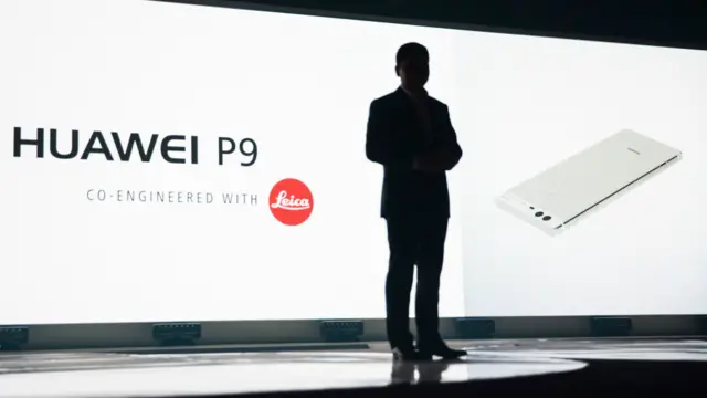 华为高级副总裁余承东在P9手机发布会上演讲