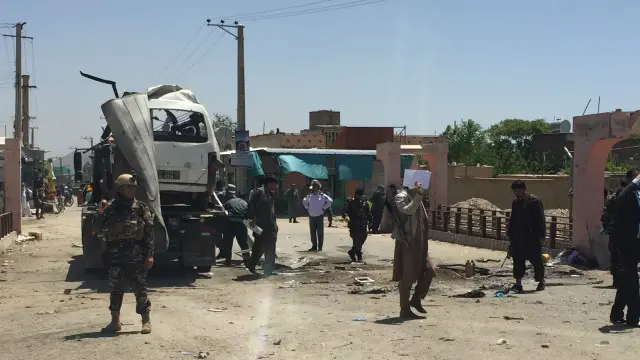 افغان طالبان کے نئے امیر کے اعلان کے دن کابل میں ہونے والے دھماکے میں دس افراد ہلاک ہو گئے