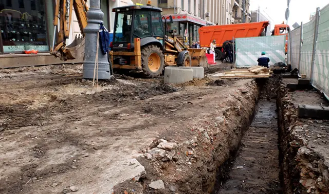 Траншея на Тверской